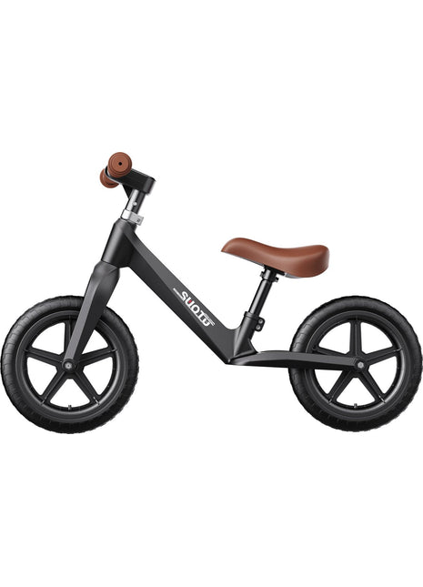 Suotu Kinder Loopfiets Zwart