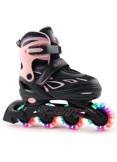 Suotu Kinder Skeelers Roze/Zwart