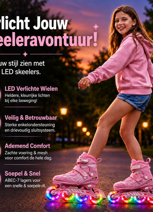 Suotu Kinder Skeelers Roze