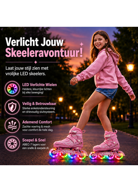 Suotu Kinder Skeelers Roze