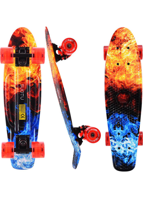 Suotu Short Skateboard Galaxy Vlam