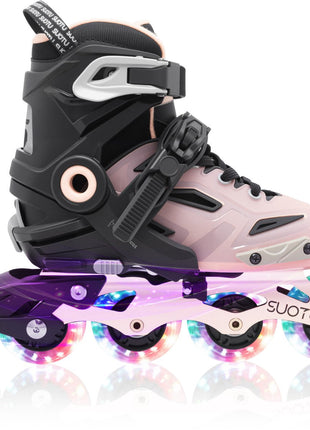 Suotu Skeelers Pro Zwart Roze