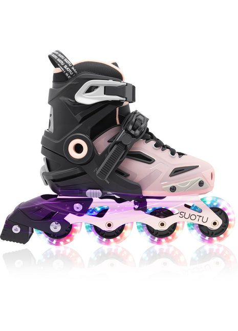 Suotu Skeelers Pro Zwart Roze