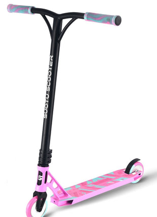 Suotu Stuntstep Pro Blauw/Roze