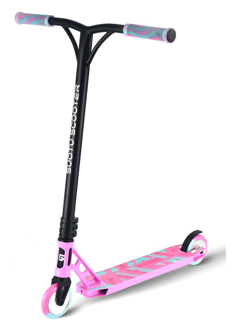 Suotu Stuntstep Pro Blauw/Roze