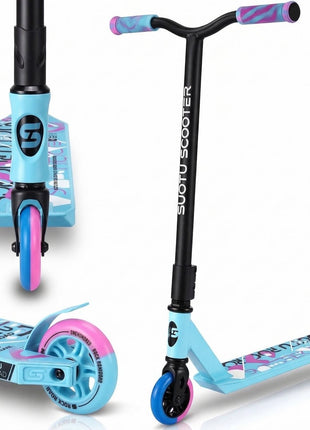 Suotu Stuntstep Blauw/Roze