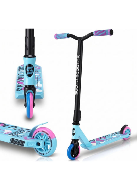 Suotu Stuntstep Blauw/Roze