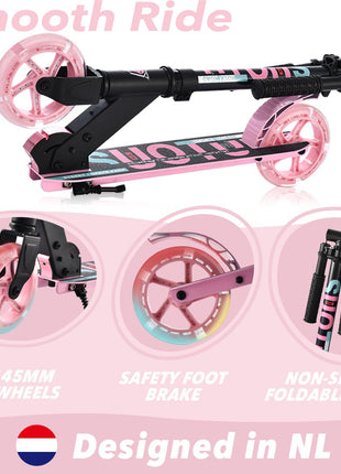Suotu Kinderstep Zwart/Roze