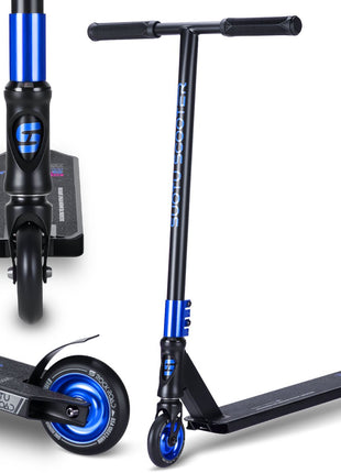 Suotu Stuntstep Zwart/Blauw