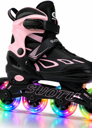 Suotu Kinder Skeelers Roze/Zwart