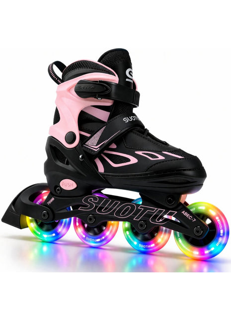 Suotu Kinder Skeelers Roze/Zwart