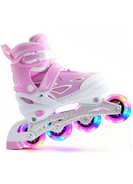 Suotu Kinder Skeelers Roze/Wit