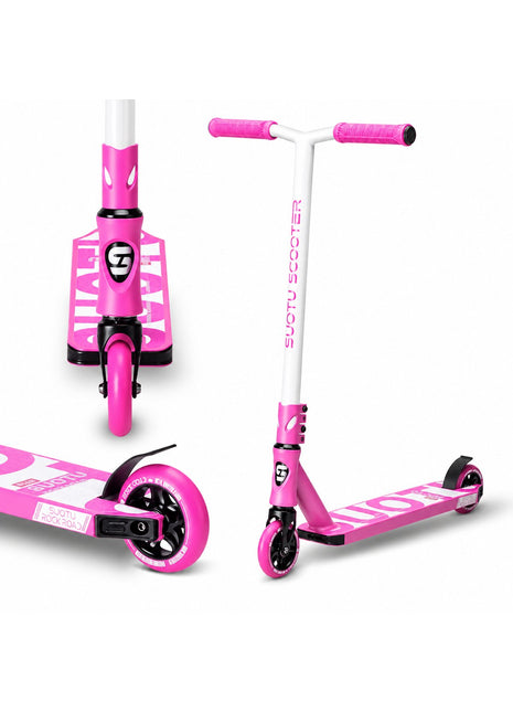 Suotu Stuntstep Wit/Roze