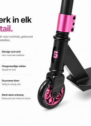 Suotu Stuntstep Zwart/Roze