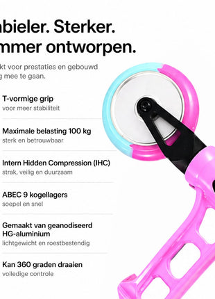 Suotu Stuntstep Pro Blauw/Roze