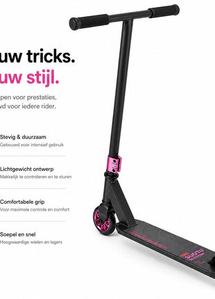 Suotu Stuntstep Zwart/Roze