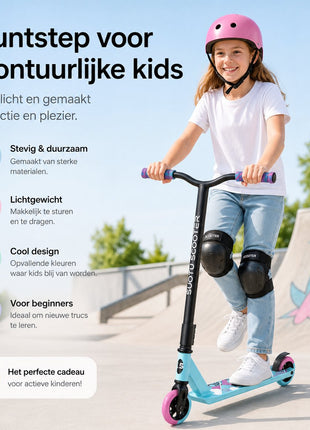 Suotu Stuntstep Blauw/Roze