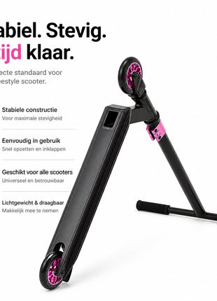 Suotu Stuntstep Zwart/Roze