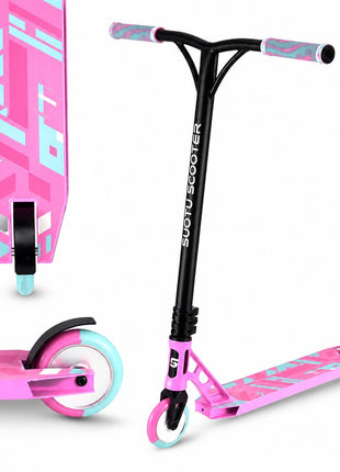 Suotu Stuntstep Pro Blauw/Roze