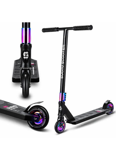 Suotu Stuntstep Zwart/NEO