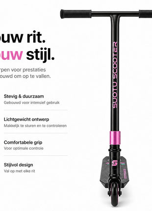 Suotu Stuntstep Zwart/Roze