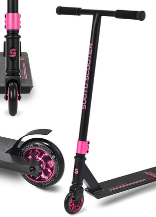 Suotu Stuntstep Zwart/Roze