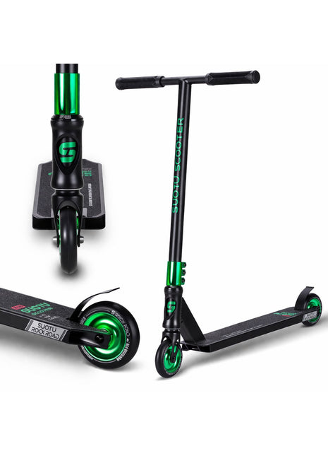 Suotu Stuntstep Zwart/Green