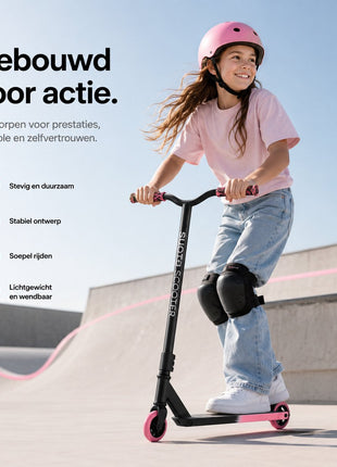 Suotu Stuntstep Zwart/Roze