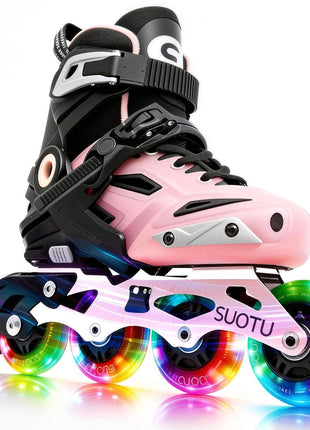Suotu Skeelers Pro Zwart Roze