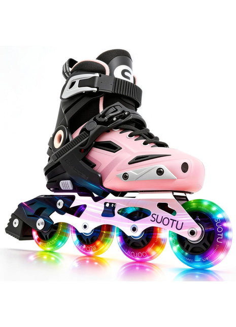 Suotu Skeelers Pro Zwart Roze