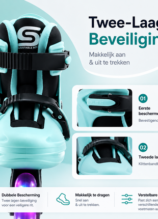 Suotu Skeelers Blauw/zwart