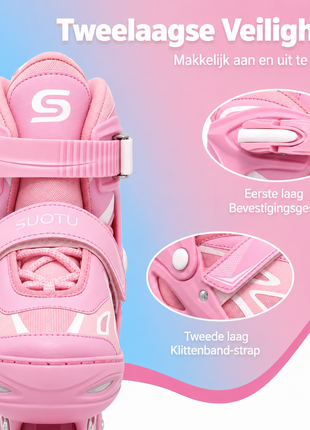 Suotu Kinder Skeelers Roze