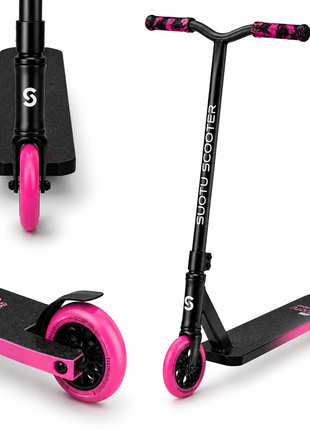 Suotu Stuntstep Zwart/Roze