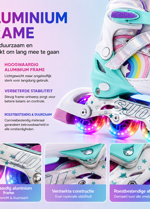 Suotu Kinder Skeelers Regenboog