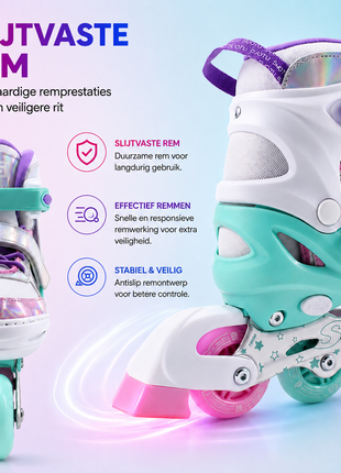 Suotu Kinder Skeelers Regenboog