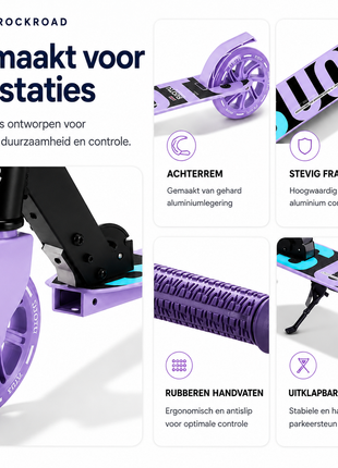 Suotu Kinderstep Zwart/Paars