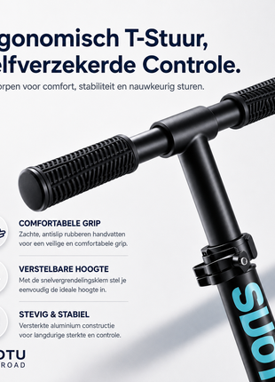 Suotu Kinderstep Zwart/Blauw