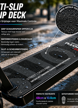 Suotu Stuntstep Zwart/NEO