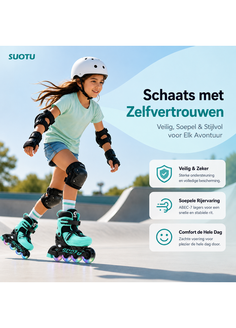 Suotu Skeelers Blauw/zwart
