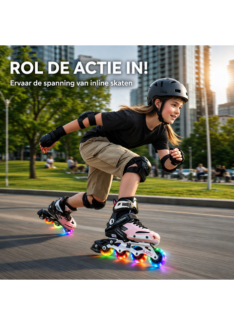 Suotu Skeelers Pro Zwart Roze