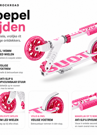 Suotu Kinderstep Roze Wit