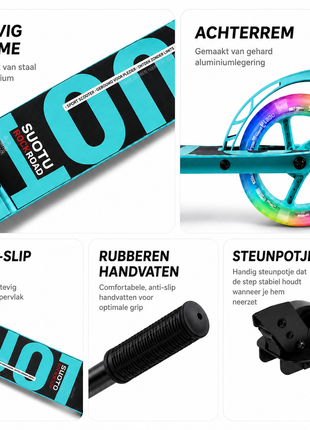 Suotu Kinderstep Zwart/Blauw
