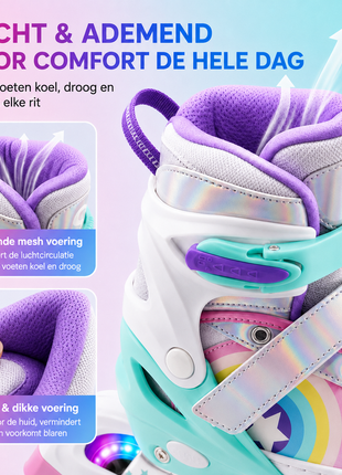 Suotu Kinder Skeelers Regenboog