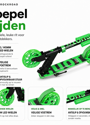 Suotu Kinderstep Zwart/Groen