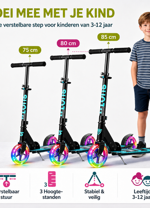 Suotu Kinderstep Zwart/Blauw