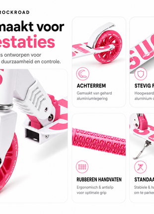 Suotu Kinderstep Roze Wit