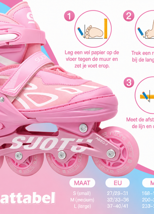Suotu Kinder Skeelers Roze