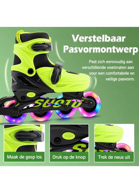 Suotu Skeelers Zwart/groen