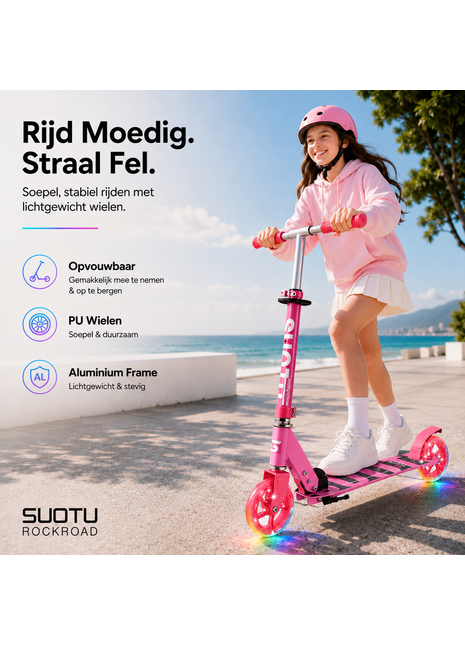 Suotu Kinderstep Roze/Rood