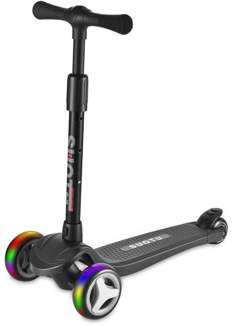 Suotu 3-Wiel Kinderstep Zwart